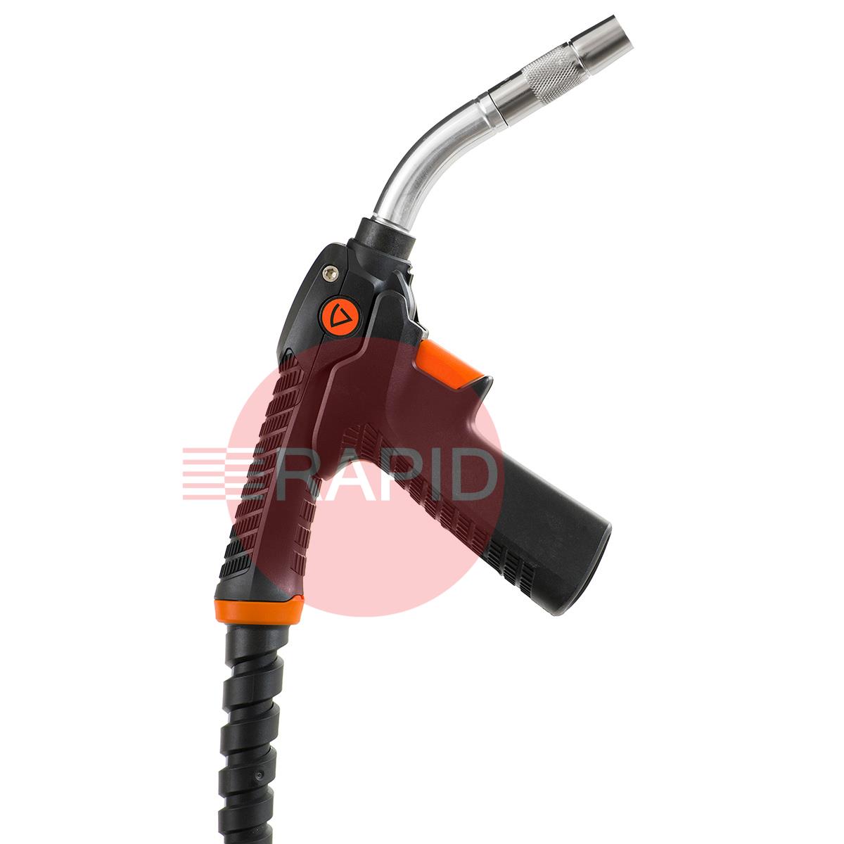 GXE253G35  Kemppi Flexlite GXe K3 253G Air Cooled 250A MIG Torch, w/ Euro Connection - 3.5m